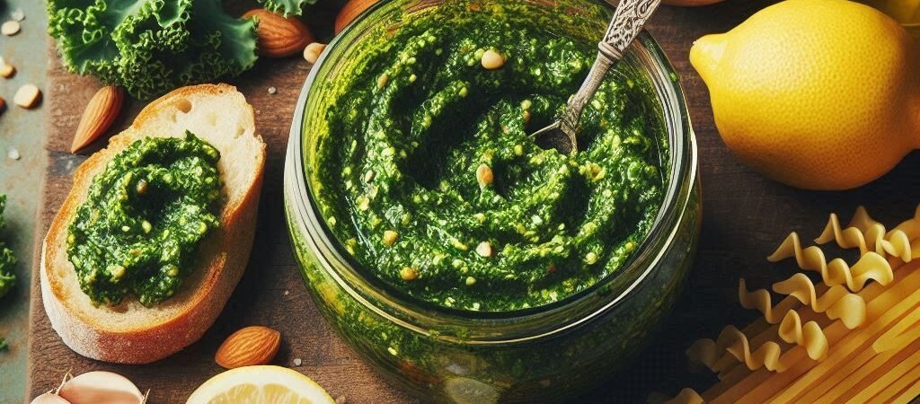 Easy Vegan Kale & Almond Pesto: A Nourishing Twist on the Classic