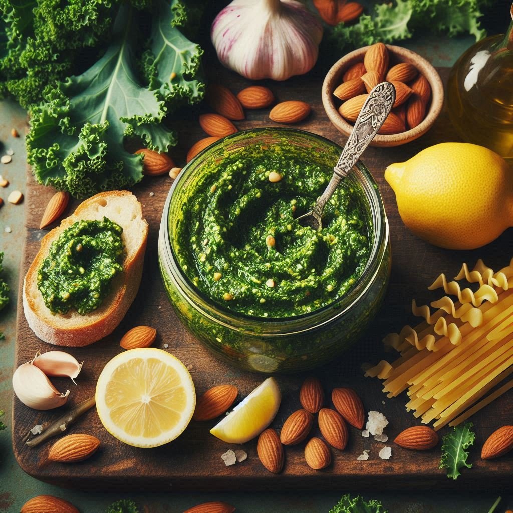 Easy Vegan Kale & Almond Pesto: A Nourishing Twist on the Classic